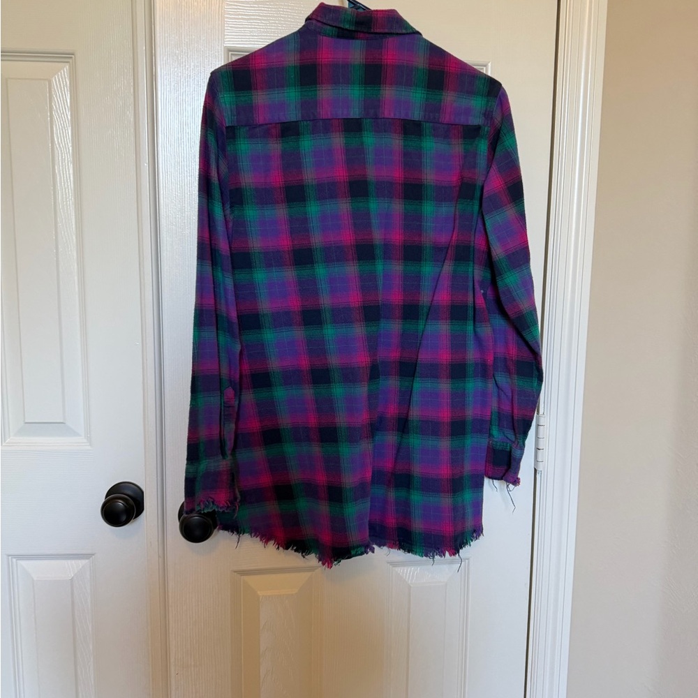 Plaid Button-Up Shirt - Picture 3 of 3